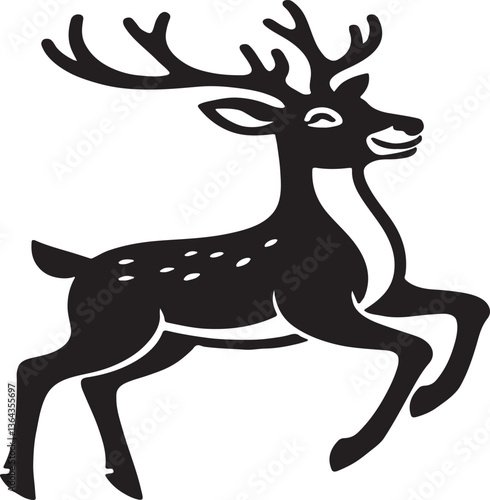 deer silhouette vector