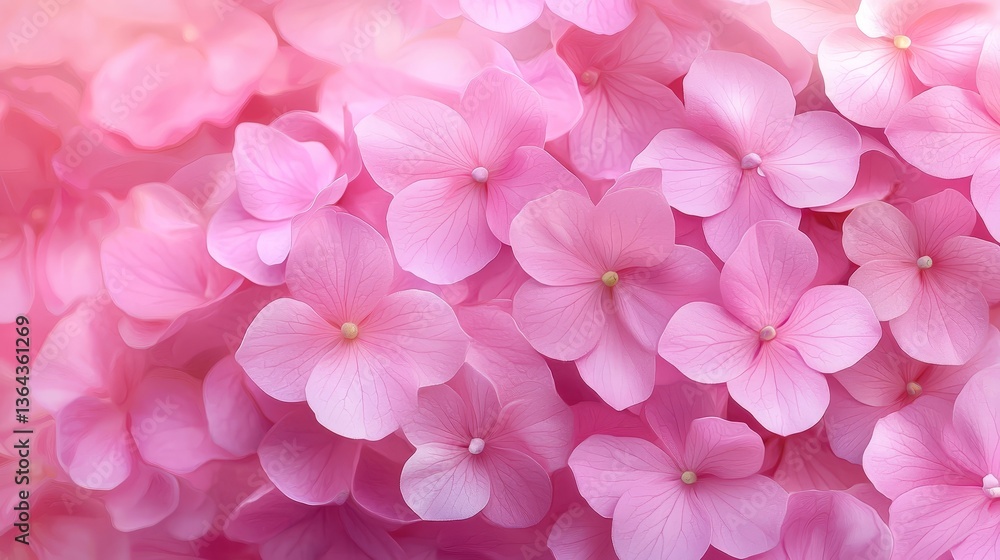 Obraz premium Beautiful pink flowers wallpaper, aesthetic background for desktop and mobile pink