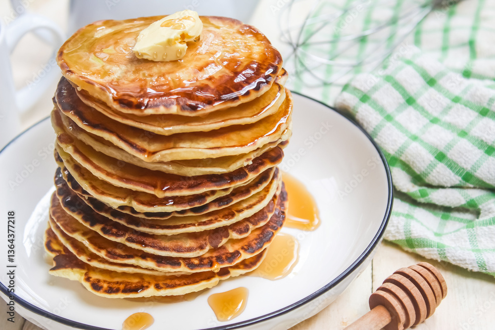 stack of pancakes with syrup stack of pancakes with syrup