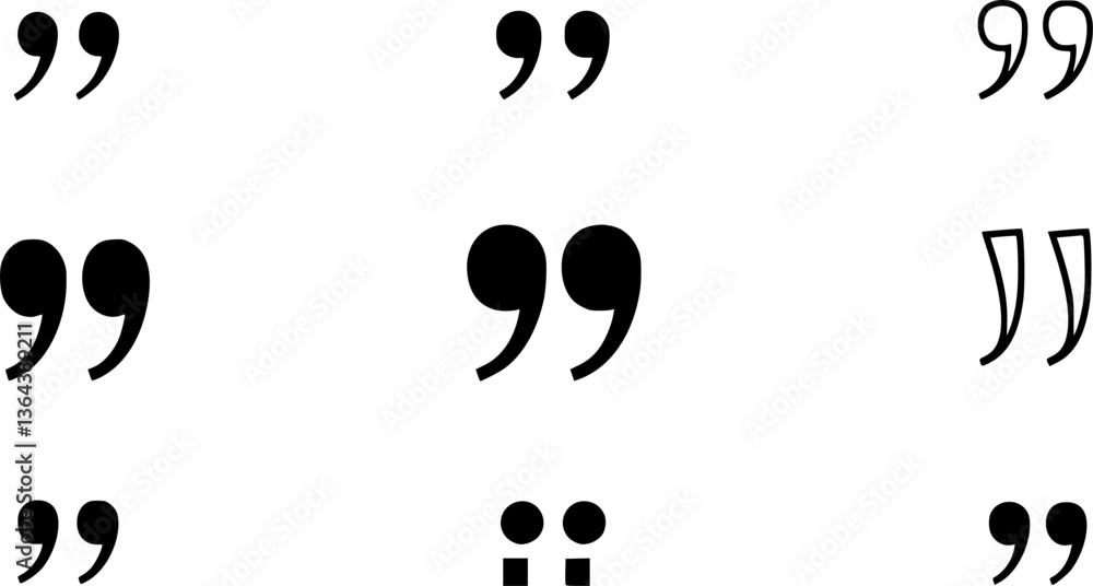 Vector black quote icon set. Quote Icon Object, Quote Icon Picture, Quote Icon Image - stock vector
Vector black quote icon set. Quote Icon Object, Quote Icon Picture, Quote Icon Image - stock vector
