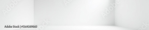 Generic studio background with white walls and floors, suitable for various photoshoots,  photography,  floors