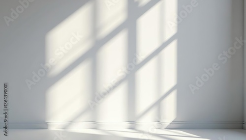 Gentle light grey background with window curtain shadows,  abstract,  background