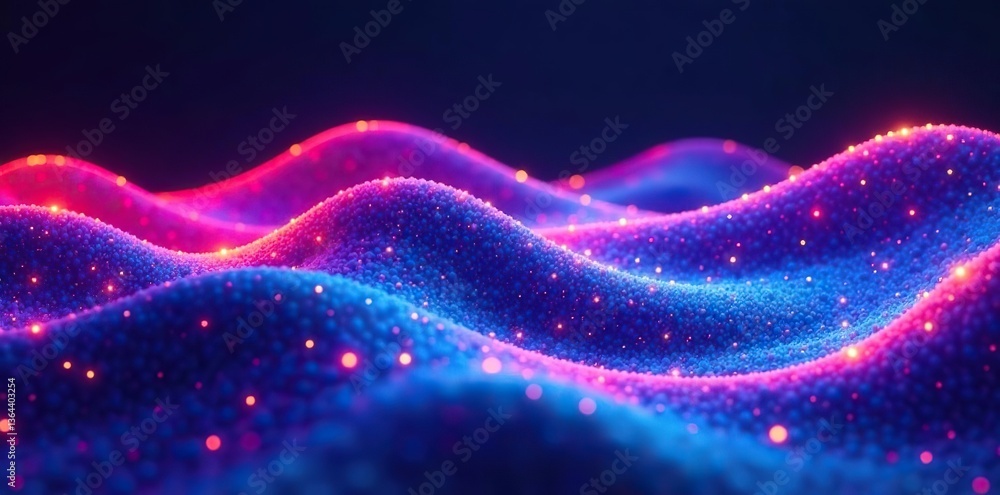 Dynamic neon chrome waves with a fluid and modern design, pattern, abstract Dynamic neon chrome waves with a fluid and modern design, pattern, abstract