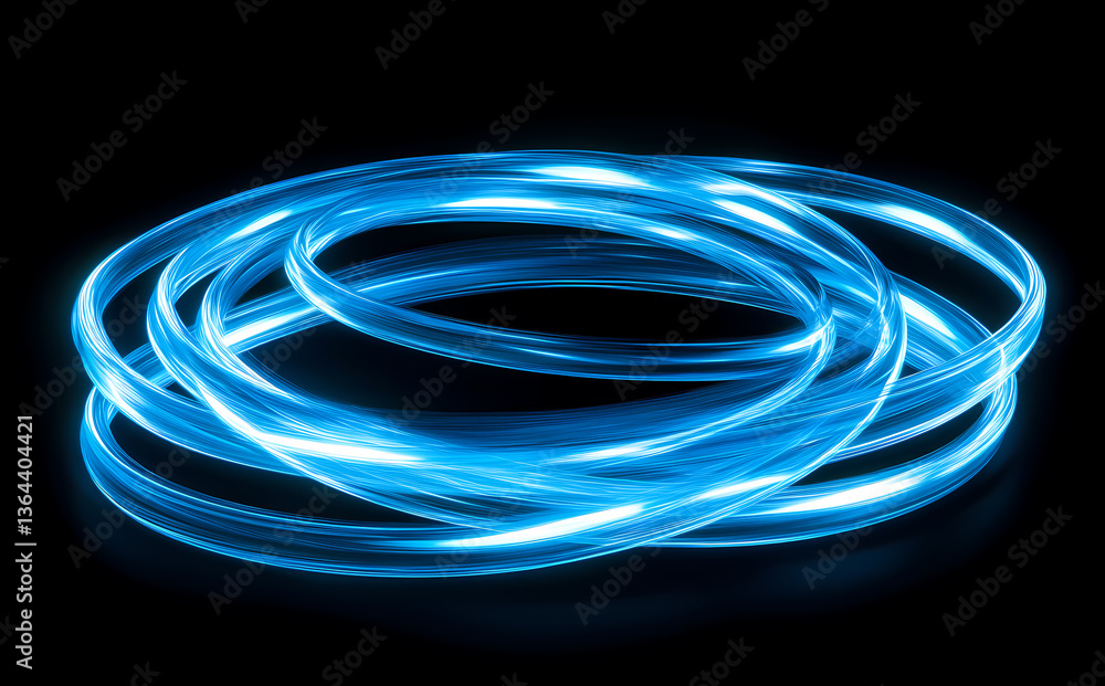 Abstract Blue Light Circuit Design Abstract Blue Light Circuit Design