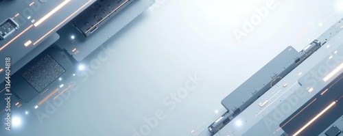 Geometric tech background with gray and white oblique lines,  texture,  vector