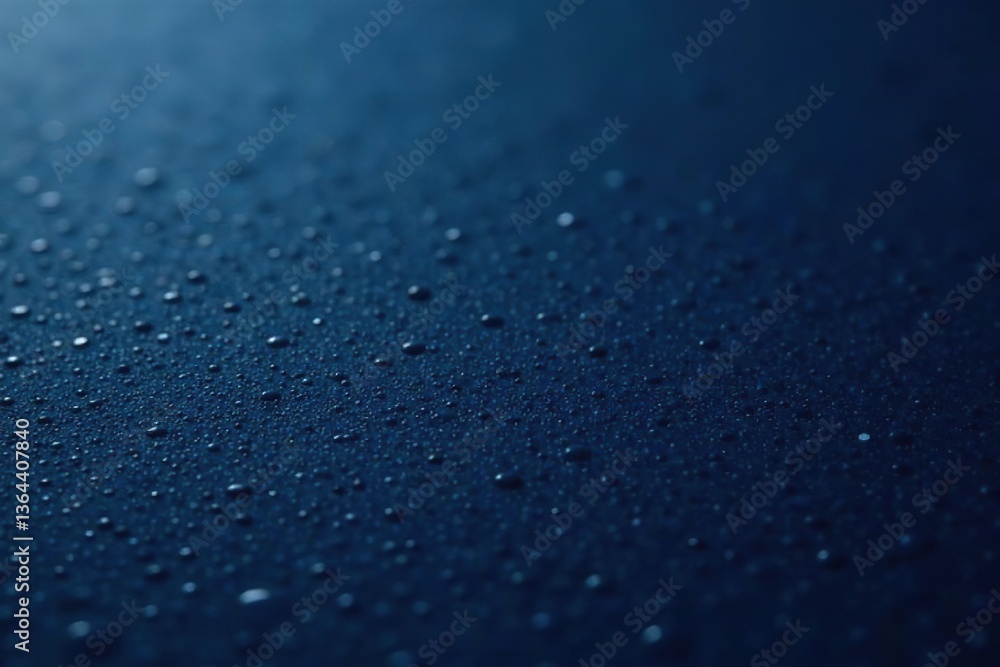 Obraz premium Close-up shot of a sleek and elegant dark blue product background, texture, elegant