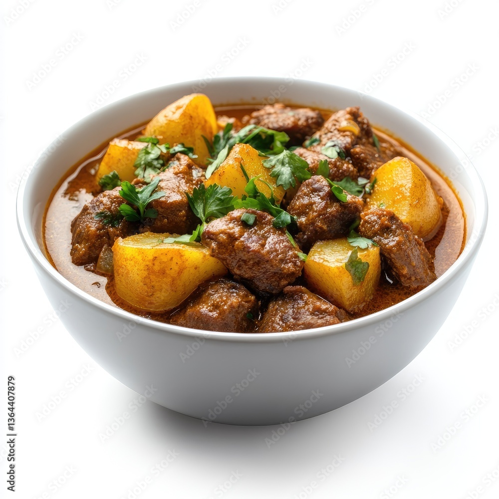 Hearty beef stew with vegetables, potatoes, and savory sauce Hearty beef stew with vegetables, potatoes, and savory sauce