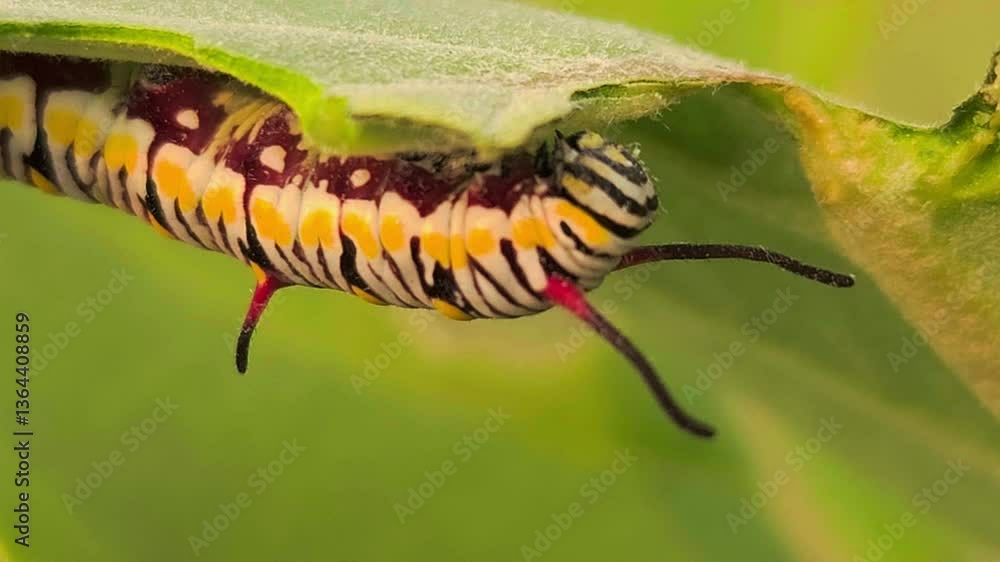 Beautiful insect on the leaf in a natural setting, Cinematic nature close-up, micro animal nature shot, Tiny insects buzz around, going about their lives among leaves. Beautiful insect on the leaf in a natural setting, Cinematic nature close-up, micro animal nature shot, Tiny insects buzz around, going about their lives among leaves.