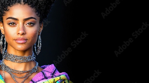 Close-up woman fashion