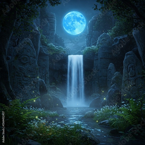 Shimmering Rain: A Dreamlike Sun Shower Moment with Golden Light and Crystal Droplets