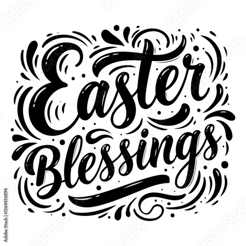 Easter Blessings graphic, perfect for marketing