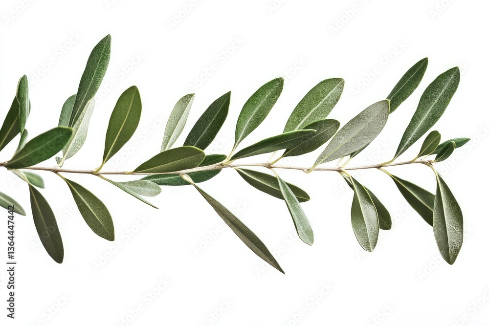 Olive branch with leaves Olive branch with leaves