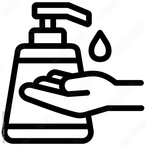 hand sanitizer icon