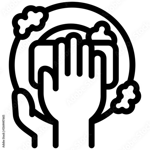 wash dishes icon
