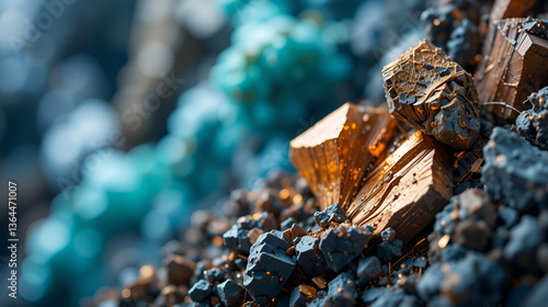Minerals: These natural substances, with specific chemical compositions such as iron, copper, and gold, play a key role in construction, manufacturing, and technology.