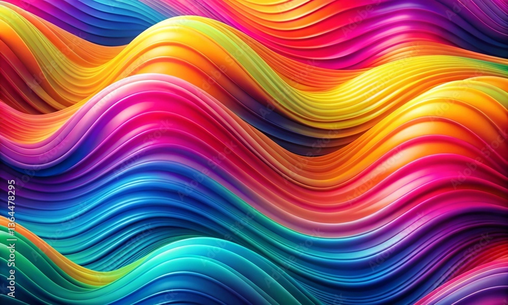 Fluid gradient waves, vibrant colors, trendy digital background. Fluid gradient waves, vibrant colors, trendy digital background.