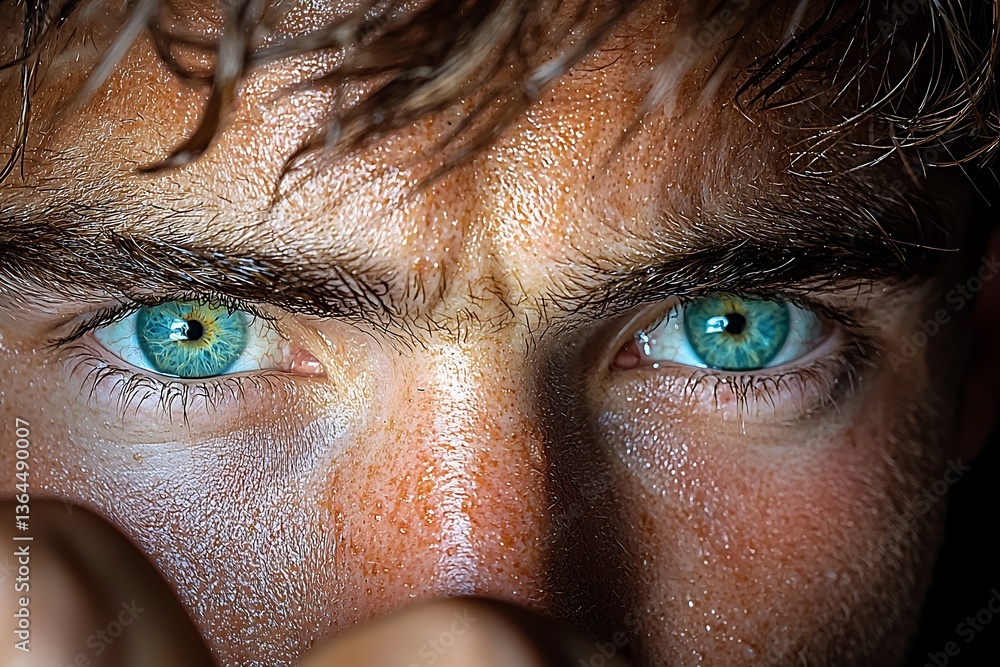 Intense Eyes Close-up Focus Intense Eyes Close-up Focus