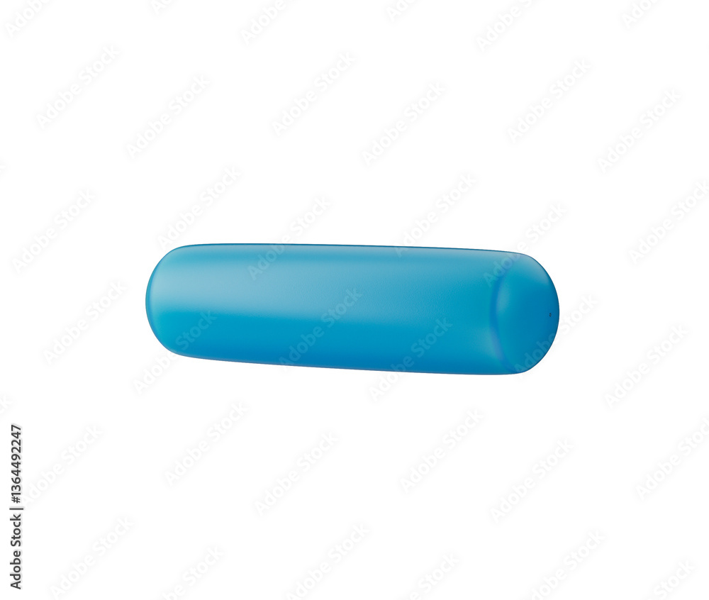 3D Glossy blue minus symbol with a modern, sleek and minimalistic design. 3d illustration 3D Glossy blue minus symbol with a modern, sleek and minimalistic design. 3d illustration