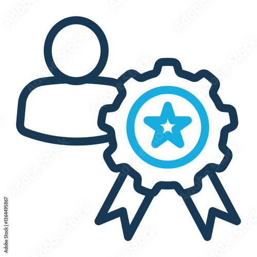 Expert Icon Line Color Style for Team Building Pack Icon Themes