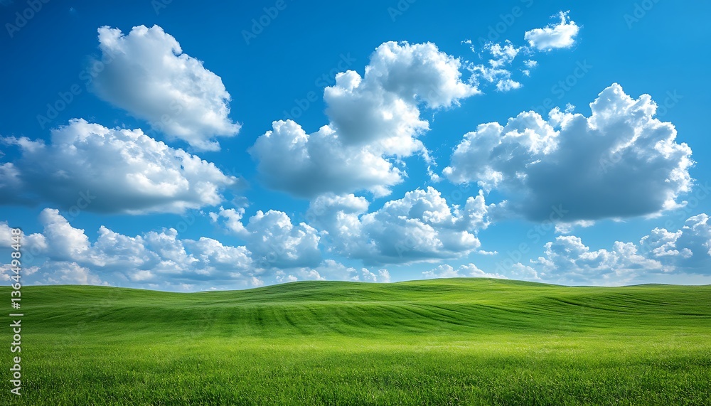 Vast Green Fields Under a Dramatic Sky. Vast Green Fields Under a Dramatic Sky.