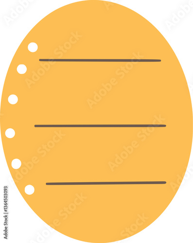 Oval Sticky Note