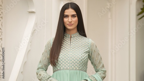 Find your perfect light green anarkali suit dress for women online shopping now