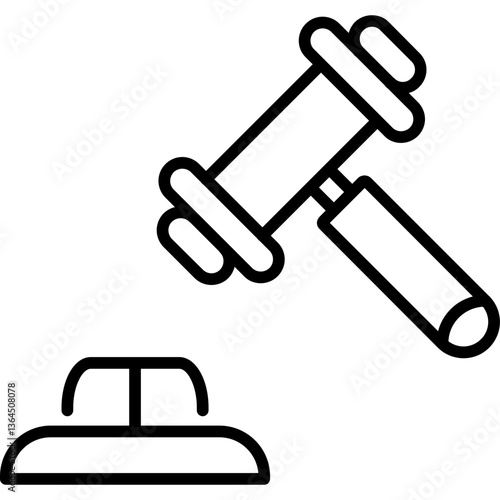 Legal Hammer Icon