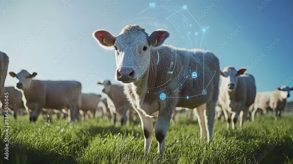 Futuristic livestock monitoring system enhances cattle health and productivity Futuristic livestock monitoring system enhances cattle health and productivity