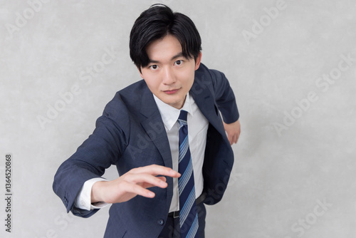 Tableau sur toile ビジネス　エグゼクティブ　走る　躍動感
