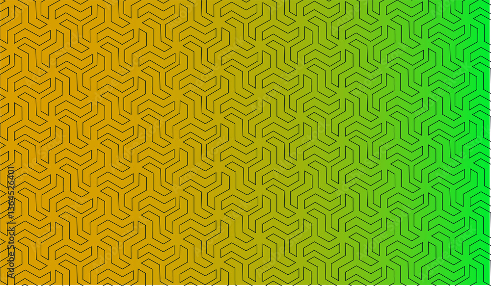 Fototapeta premium seamless pattern with green and yellow stripes