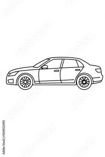 black sports car