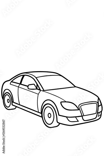 black sports car