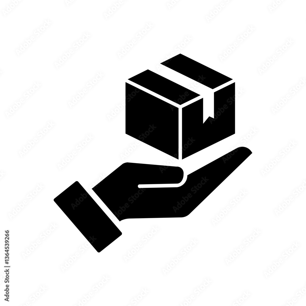 Vector hand and parcel icon. Home delivery, receive parcel concept. Premium quality graphic design for website, app ETC
Vector hand and parcel icon. Home delivery, receive parcel concept. Premium quality graphic design for website, app ETC