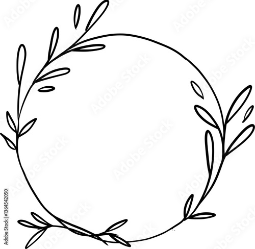 Circle Wedding Ornament
