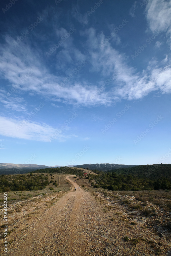 Rocky road for cars in the mountains Rocky road for cars in the mountains