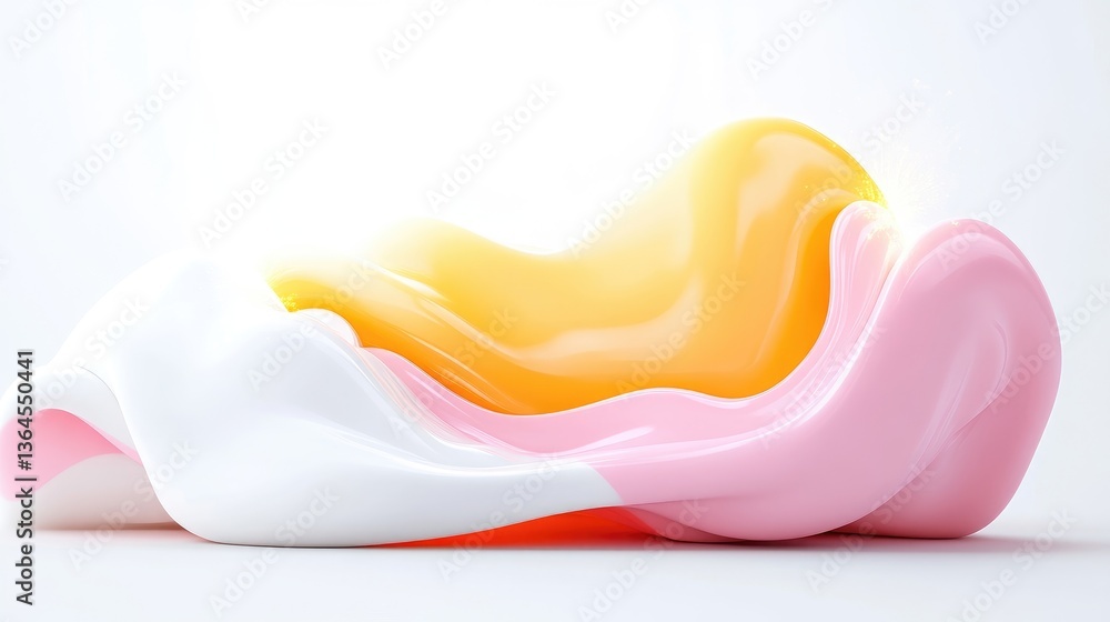 Abstract colorful flowing shapes, a modern and dynamic design Abstract colorful flowing shapes, a modern and dynamic design