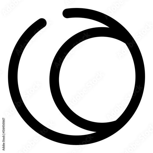 weather dashed line icon