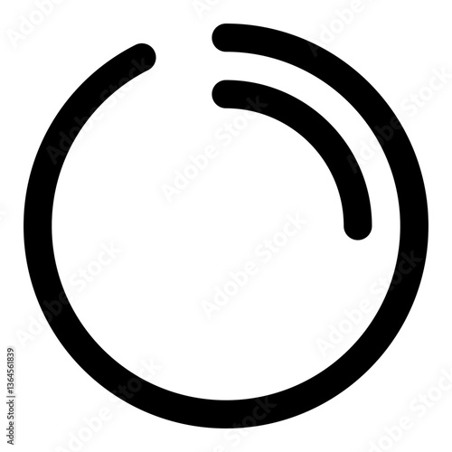 weather dashed line icon