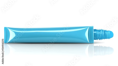 Light Blue Tube Product Studio Shot