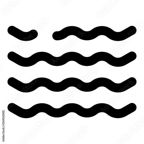 weather dashed line icon