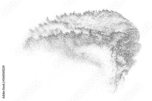 Obraz na płótnie Water texture. Splash effect. Snow overlay. Drops liquid. Grunge pattern. Black explosion on transparent background. PNG format. w salonie