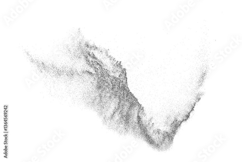 Obraz na płótnie Water texture. Splash effect. Snow overlay. Drops liquid. Grunge pattern. Black explosion on transparent background. PNG format. w salonie