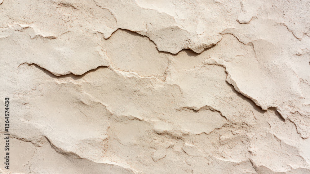 Textured Beige Surface with Cracks and Specks