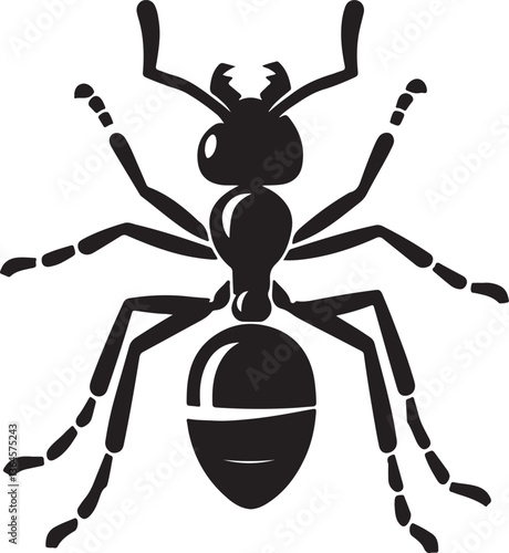 black ant vector