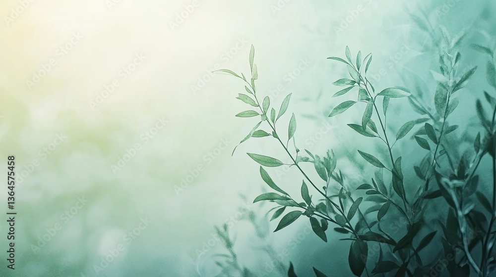 Elegant nature background with soft focus of foliage, with artistic composition Elegant nature background with soft focus of foliage, with artistic composition