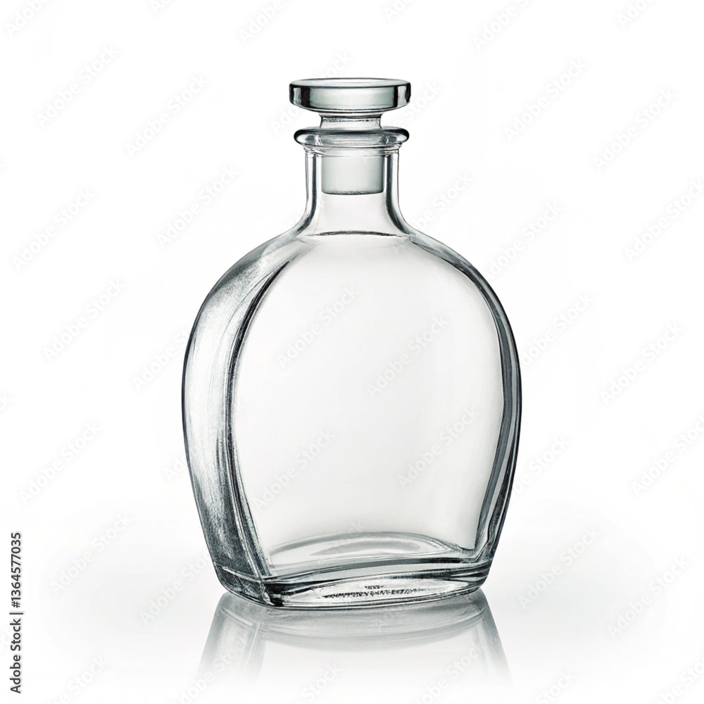 glass bottle isolated on white glass bottle isolated on white