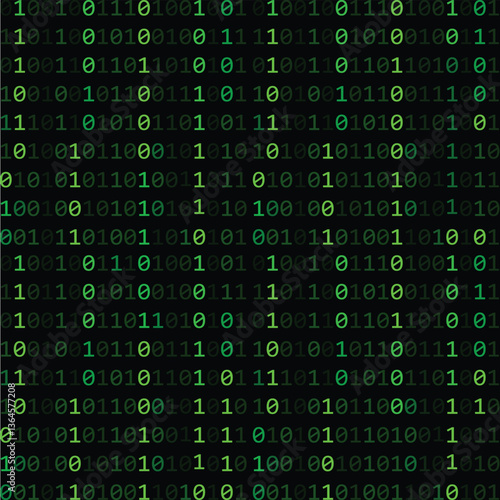 binary fading pattern icon vector. Seamless binary code abstract pattern background. Binary codes background. digital digits. binary digits. computer binary code background. vector illustration