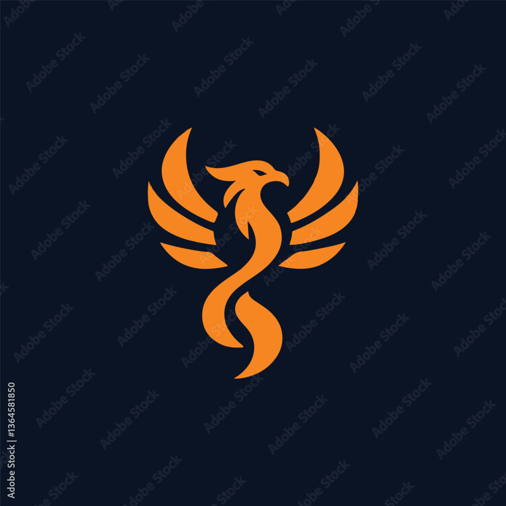 Fototapeta premium Phoenix Fire Logo