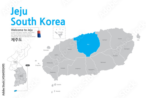 10.Jeju Island, map, map of Jeju Island, map of Korea, Seoul, Korea, city, map,
