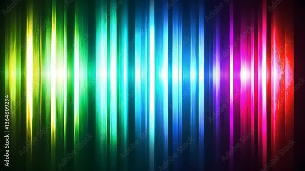 Vibrant Spectrum Lights in Vertical Lines Vibrant Spectrum Lights in Vertical Lines